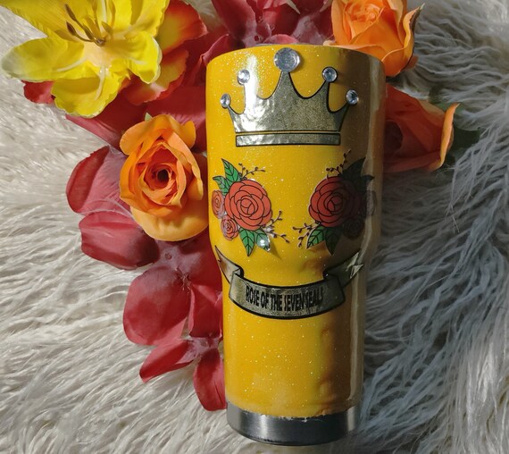 Personalized Rose of the Seven Seals Tumbler Cup Higher Etsy