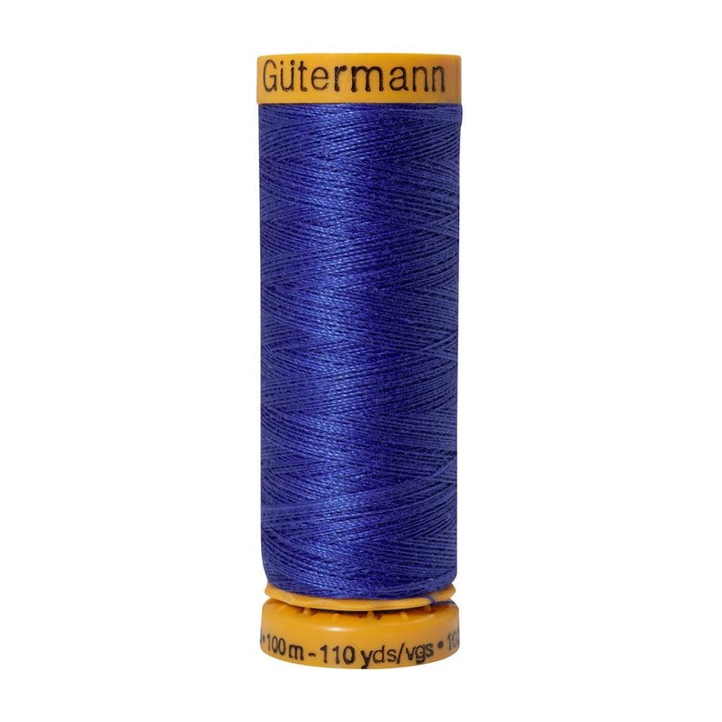 Gutermann BLUE COTTON Thread 100% Cotton 110 Yards 1.99 Each! Buy More ...