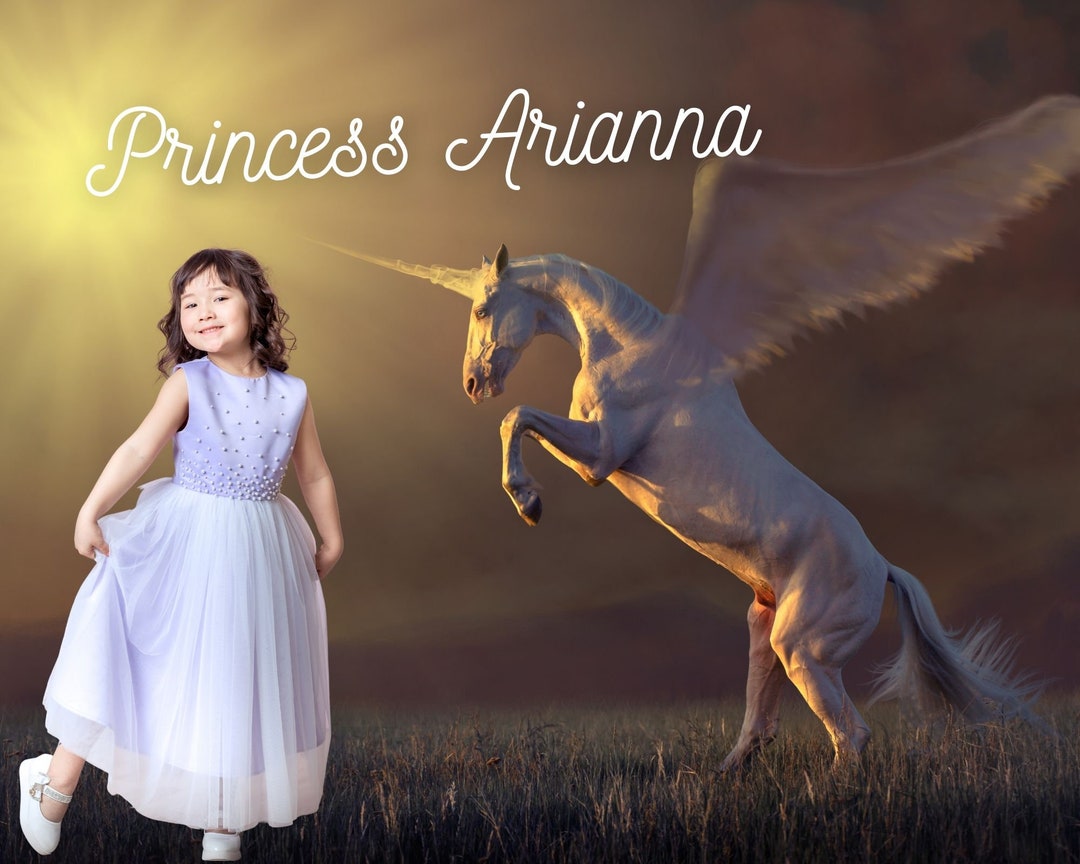 Unique Princess Magical Princess Unicorn Custom Poster - Etsy