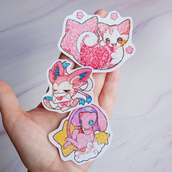 Cute Party Kitty Waterproof Vinyl Sticker Pack Kawaii Anime - Etsy Finland