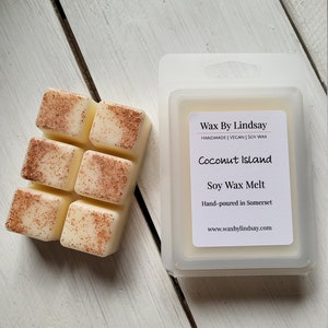 Rose Wax Melt Clamshell Hand Poured Soy Wax 