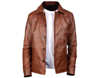 camel skin leather jacket