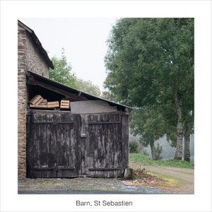 Scheune, St. Sebastien, Creuse, Frankreich.
