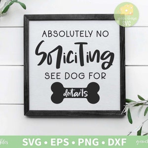 No Soliciting Sign SVG, No Soliciting Dog Sign SVG, No Soliciting See Dog For Details, Funny Sign - svg, dxf, eps and png instant download