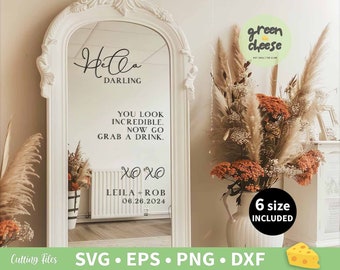 Custom Wedding Vertical Template, Hello Darling Template, Minimalist Wedding Welcome Sign, Grab A Drink Poster - Editable Template Download