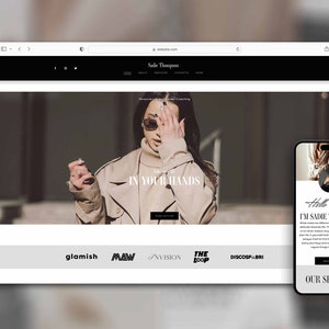 Squarespace 7.1 template, Squarespace Website, Coaching Website Template, Minimal Design, DIY Website, Therapists Website, Blogger website