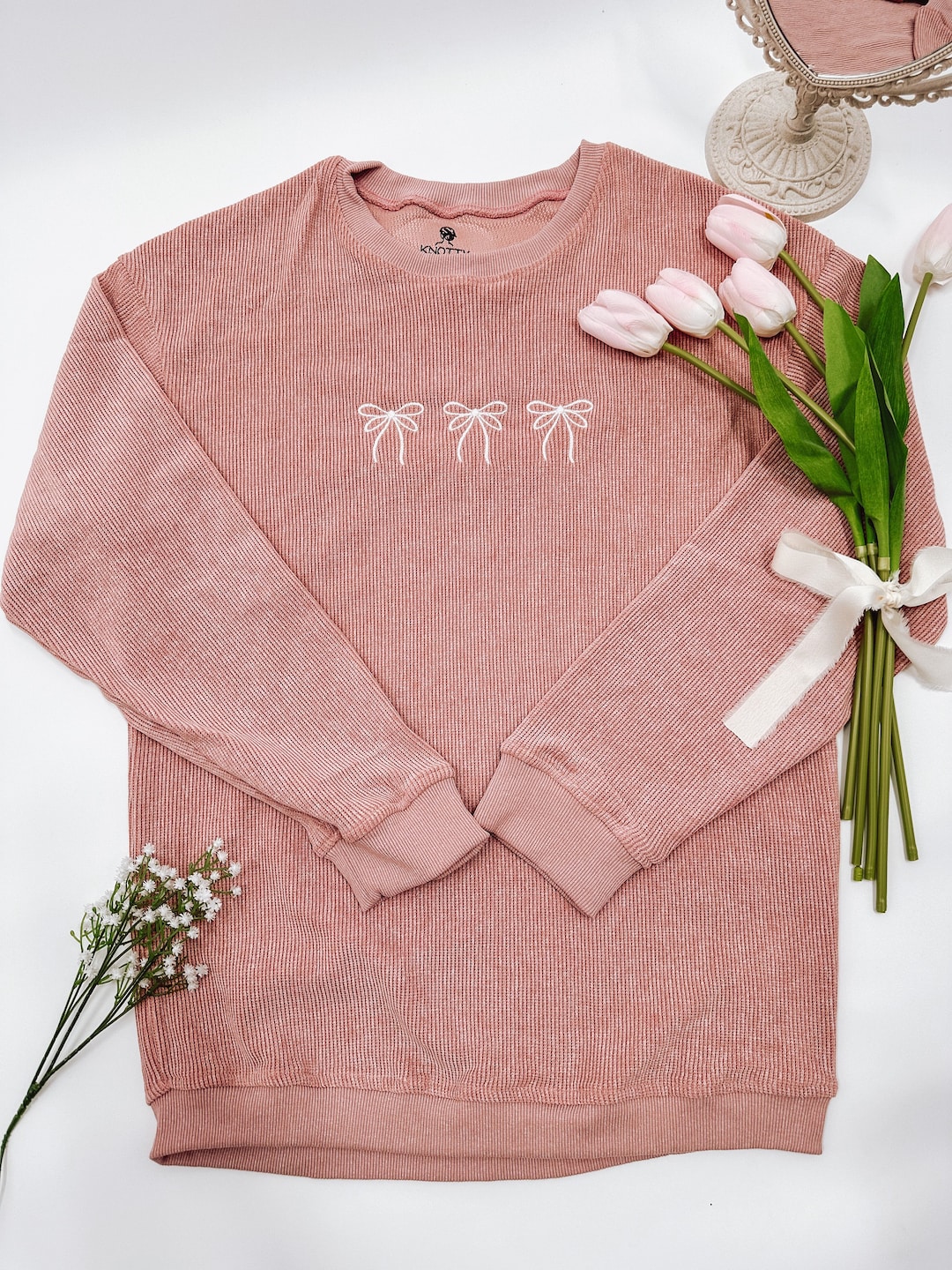 Pink Bowed Ember Sweatshirt