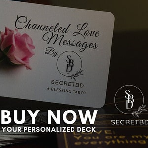 CHANNELED LOVE MESSAGES by SecretBD - Deck, Liebe, Tarotlegung und Wahrsagen