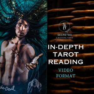 Leitura de Tarot Detalhada | Orientação Personalizada, Mensagens Canalizadas (Vídeo de 30 min)