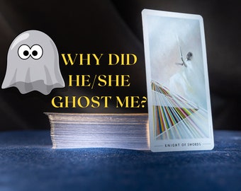 Warum haben sie mich GHOST? 20m Video Tarot Reading, am selben Tag, genaues Lesen, Orakelkarten
