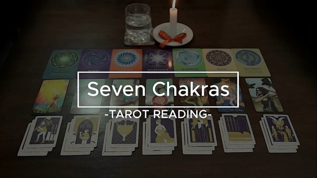 vidéo de 20 minutes | chakra tarot propagation vérification des 7 chakras lecture précise, cartes oracle, messages canalisés, jour même, charmes