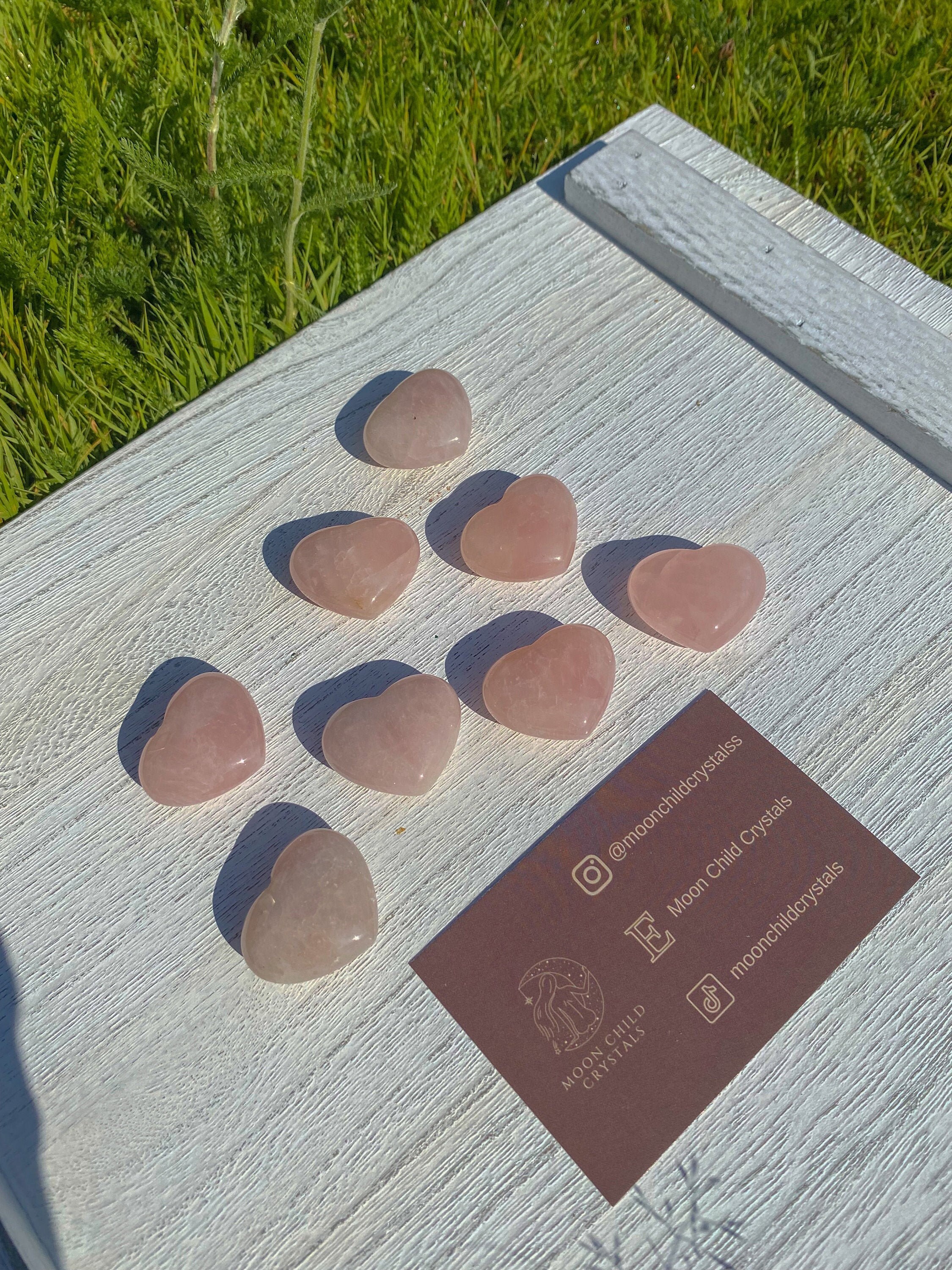 Rose Quartz Heart