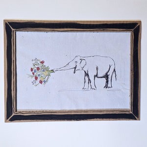 Illustration | Elefant | Zeichnung | Digitaldruck | Recyclingpapier