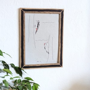 Illustration | Specht moin | Digitaldruck | Recyclingpapier | Zeichnung