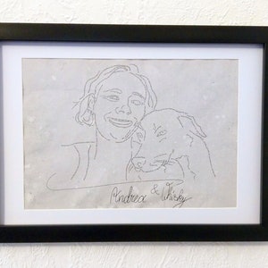 personalisiertes TyPic Portrait | A4 Kunstdruck | Recyclingpapier | Illustration vom Foto | Auftragsarbeit