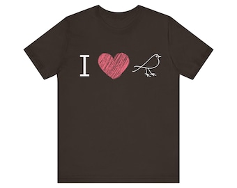 I Heart Birds Tee | Bird Lover Shirt