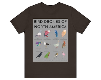 Bird Drones of North America Funny Bird Shirt, Birder, Bird Nerd, Birdwatcher, Nature Lover