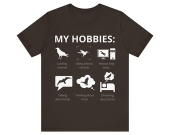 Bird Lover Graphic Tee | Avian Hobbies Shirt