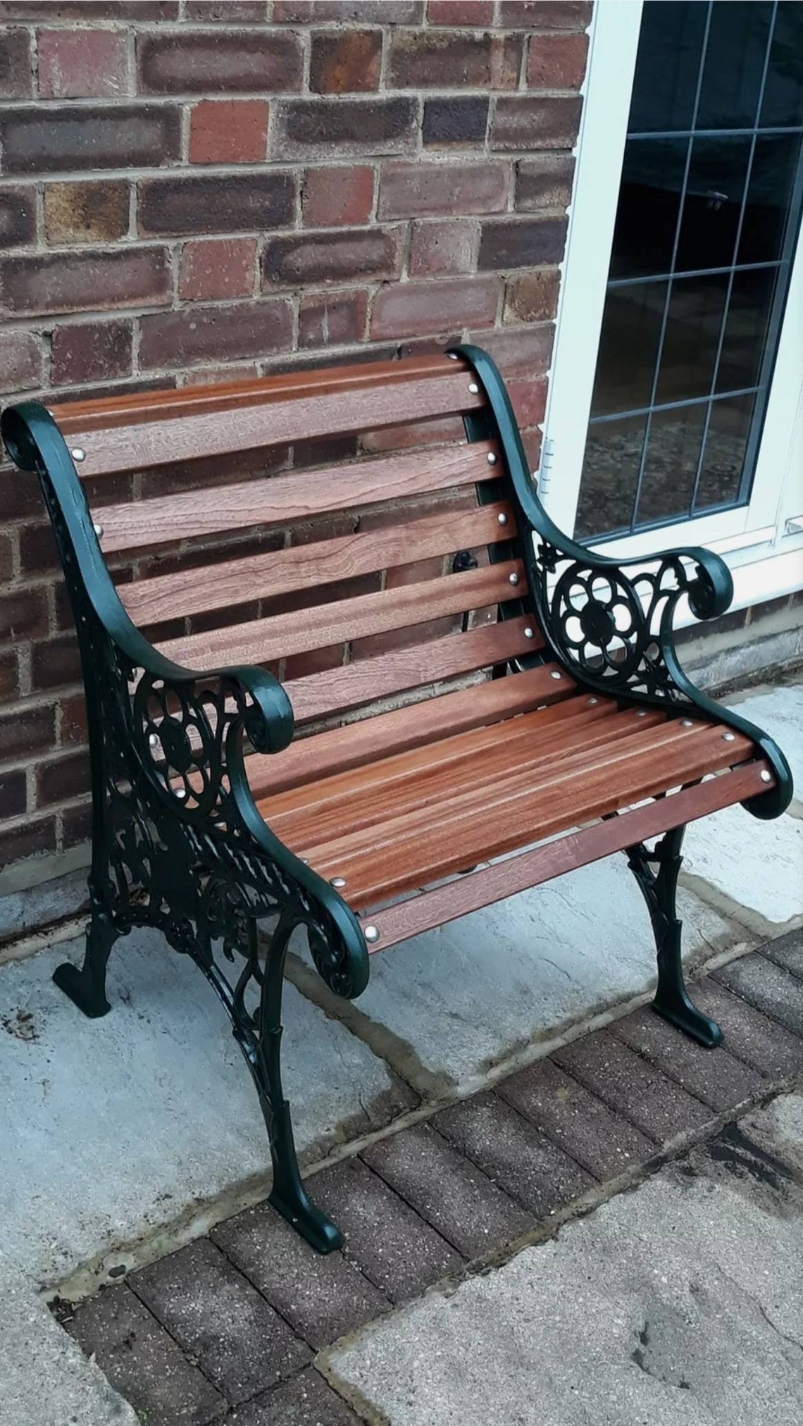 12 Solid Sapele Hardwood Garden Bench Slats 610mm 2ft 1 Seater - Etsy UK