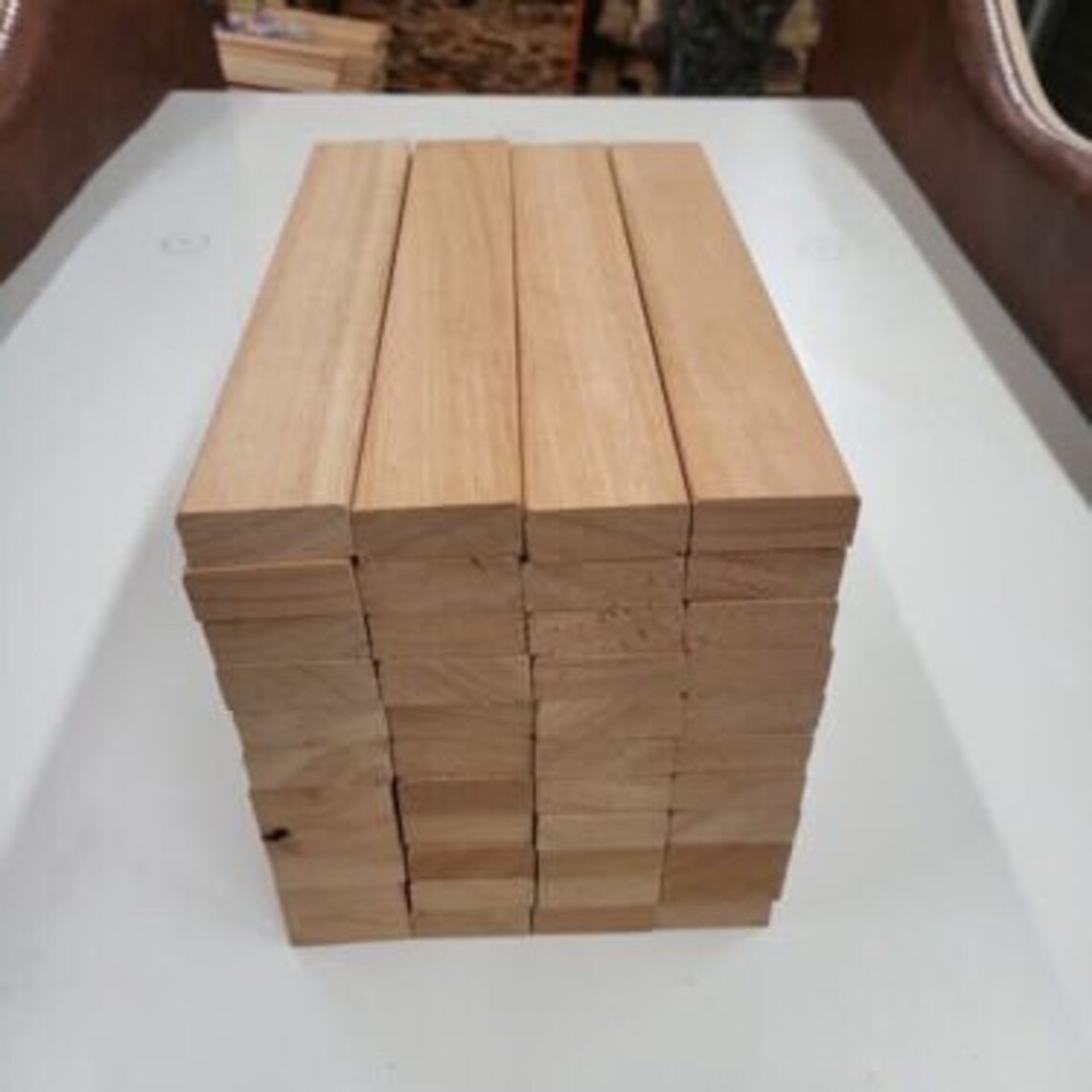 40 Solid Red Grandis Timber Hardwood Offcuts. Battons. 300mm Etsy UK