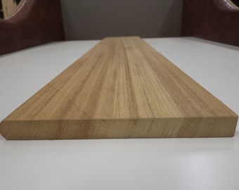 Solid Hardwood Iroko Window Sills - 21mm Thick - Full Round (Various Sizes)