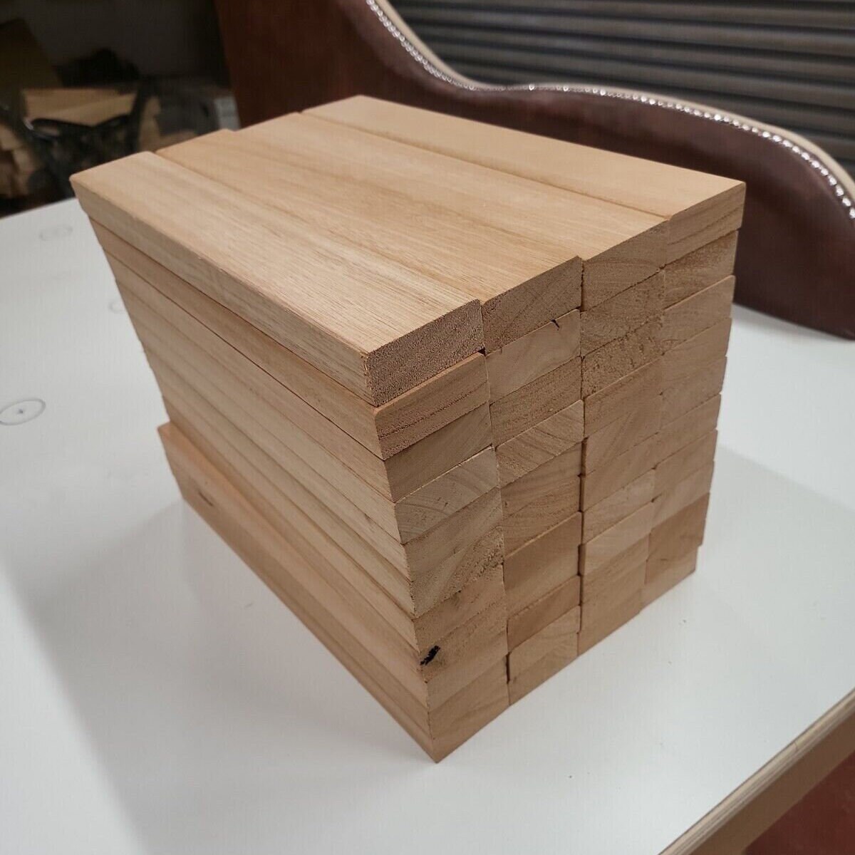 40 Solid Red Grandis Timber Hardwood Offcuts. Battons. 300mm Etsy UK