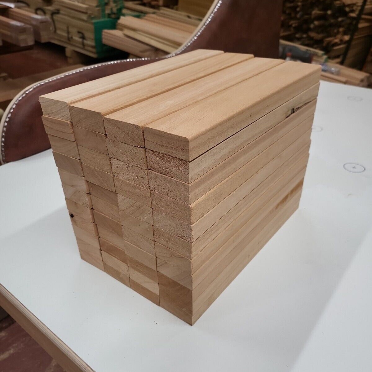 40 Solid Red Grandis Timber Hardwood Offcuts. Battons. 300mm Etsy UK