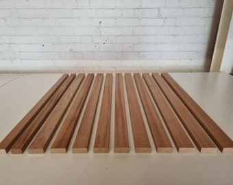 12 Solid Sapele Hardwood Garden Bench Slats  850mm Large 1 Seater