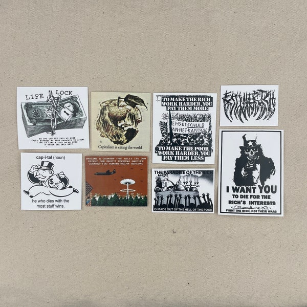 Anti-Capitalism Sticker Pack