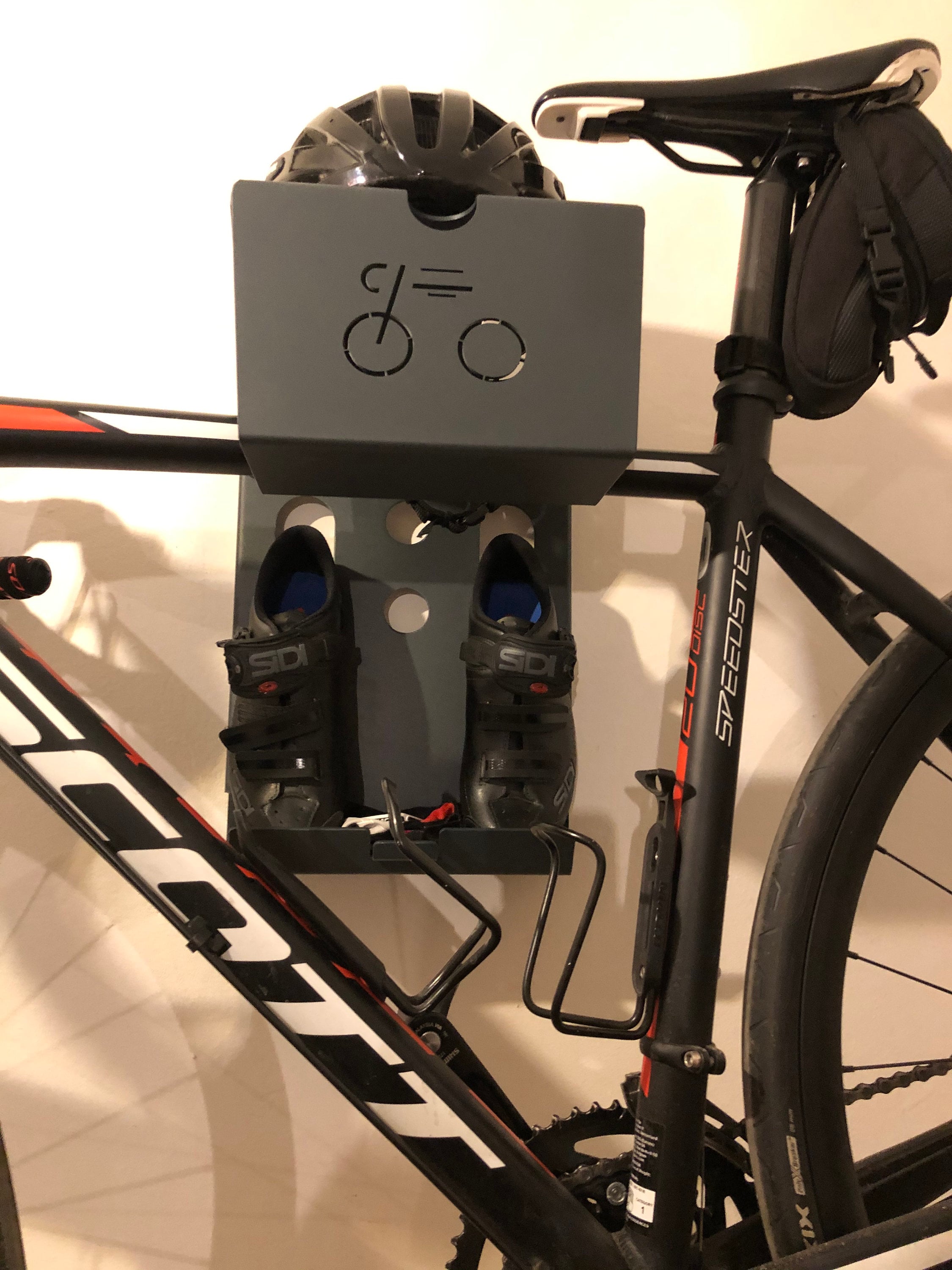 Bike Rack Wall Mounted Holder for Helmet Shoe Sun Glasses Etsy UK