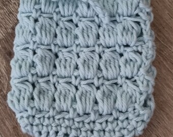 Handmade Crochet Cotton Soap Saver, Soap Sock