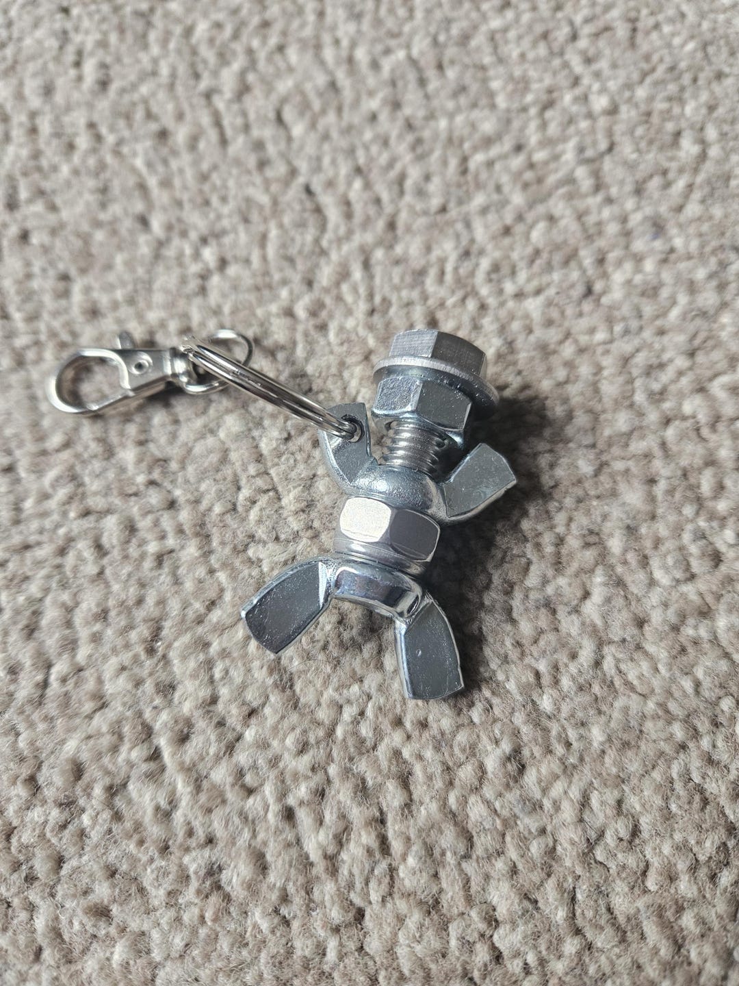 Metal Art Nut and Bolt Man Keyring Upcycled Bag Charm Key Chain - Etsy UK