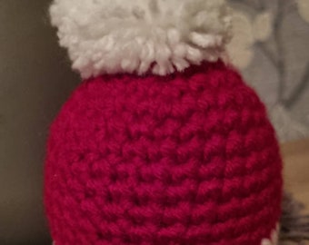 Chocolate orange cover/hat ideal Christmas stocking gift.  Football team colours
