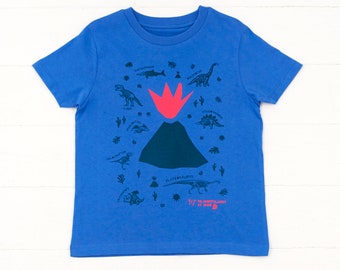 Camisa de algodón para niños Dinosaurios Estampado Edades 4 a - Etsy España Camisa de algodón para niños Dinosaurios Estampado Edades 4 a - Etsy España