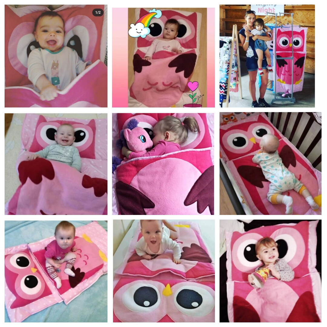 Sleeping Bag Owl for Kids the Best Gift for a Newborn a Gift Etsy