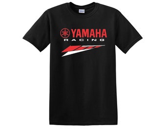 YAMAHA Racing T Shirt Motor Racing Sports  Fan Tee Tee Shirt Cotton T- Shirt Top Brand New Adult and Kids