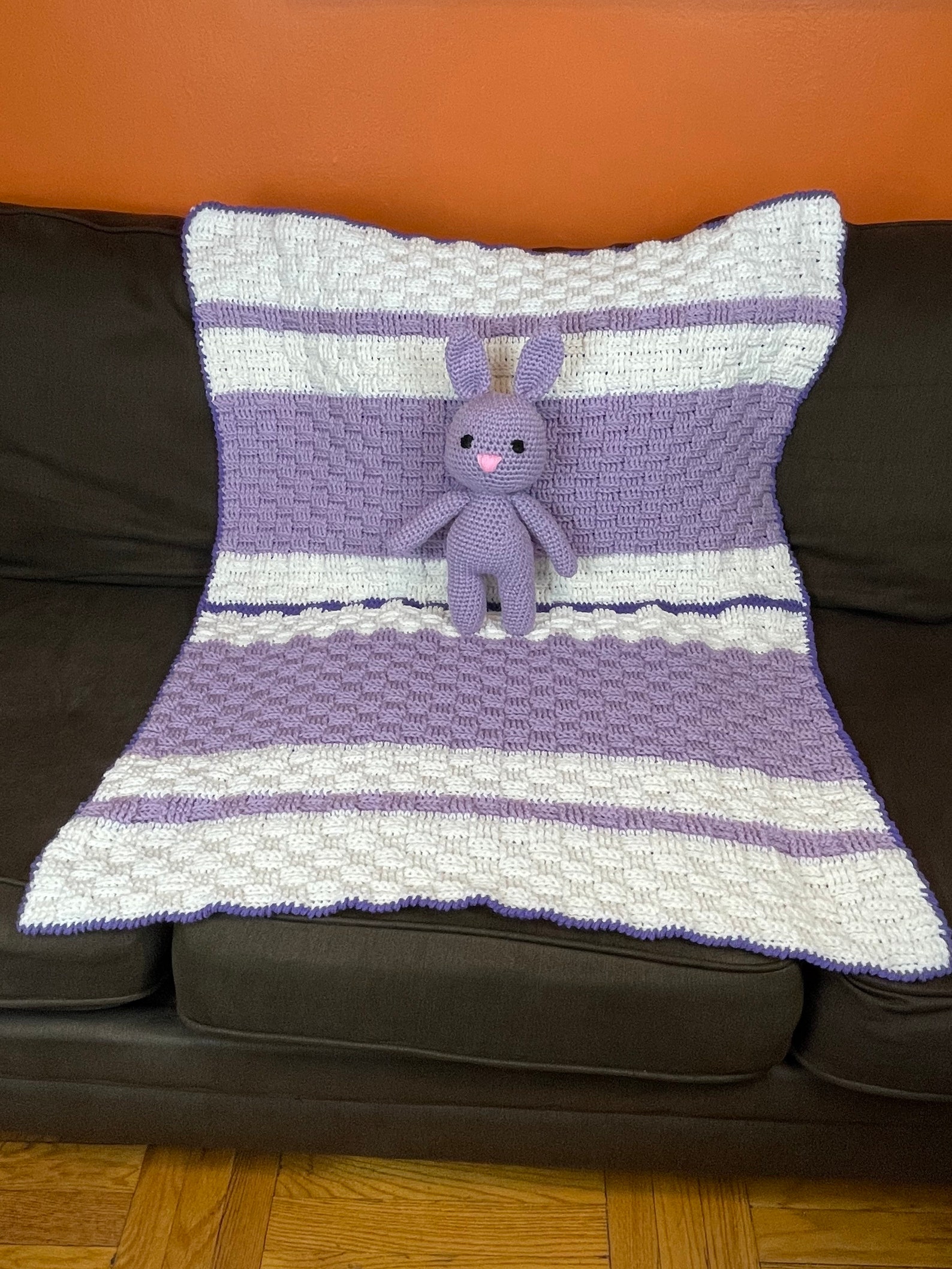 Cozy Basket Stitch Blanket Etsy