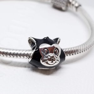 New  Figaro Pinocchio Charm / Disney /  Charm for Pandora bracelet / s925 Sterling Silver / Velvet Gift Pouch
