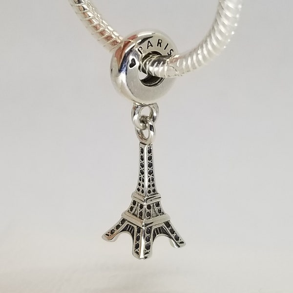 Authentique Pandora Paris Tour Eiffel Charm / Nouveau / s925 Sterling Silver / Pochette cadeau en velours