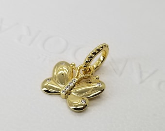 Authentic Pandora Decorative Butterfly Pendant  Charm / New / s925 Sterling Silver / Velvet Gift Pouch