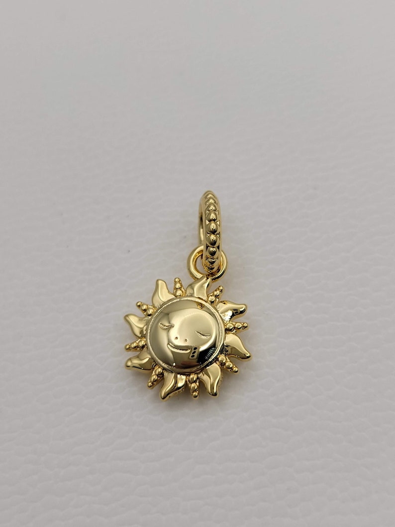 Authentic Pandora SPARKLING SUN Genuine SHINE Charm / New / s925 Sterling Silver / Velvet Gift Pouch image 3