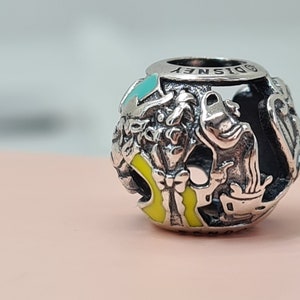 New Alice&#39;s Tea Party Bead Charm Disney/Charm for Pandora bracelet / s925 Sterling Silver / Velvet Gift Pouch