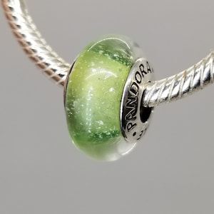 New Tinkerbell TINKERBELL  murano  signature / Disney Charm for Pandora bracelet / s925 Sterling Silver / Velvet Gift Pouch