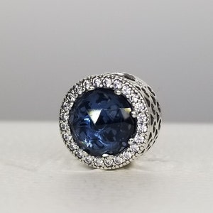 New Radiant Hearts Moonlight Blue Charm for Pandora Moments bracelet / s925 Sterling Silver / Velvet Gift Pouch