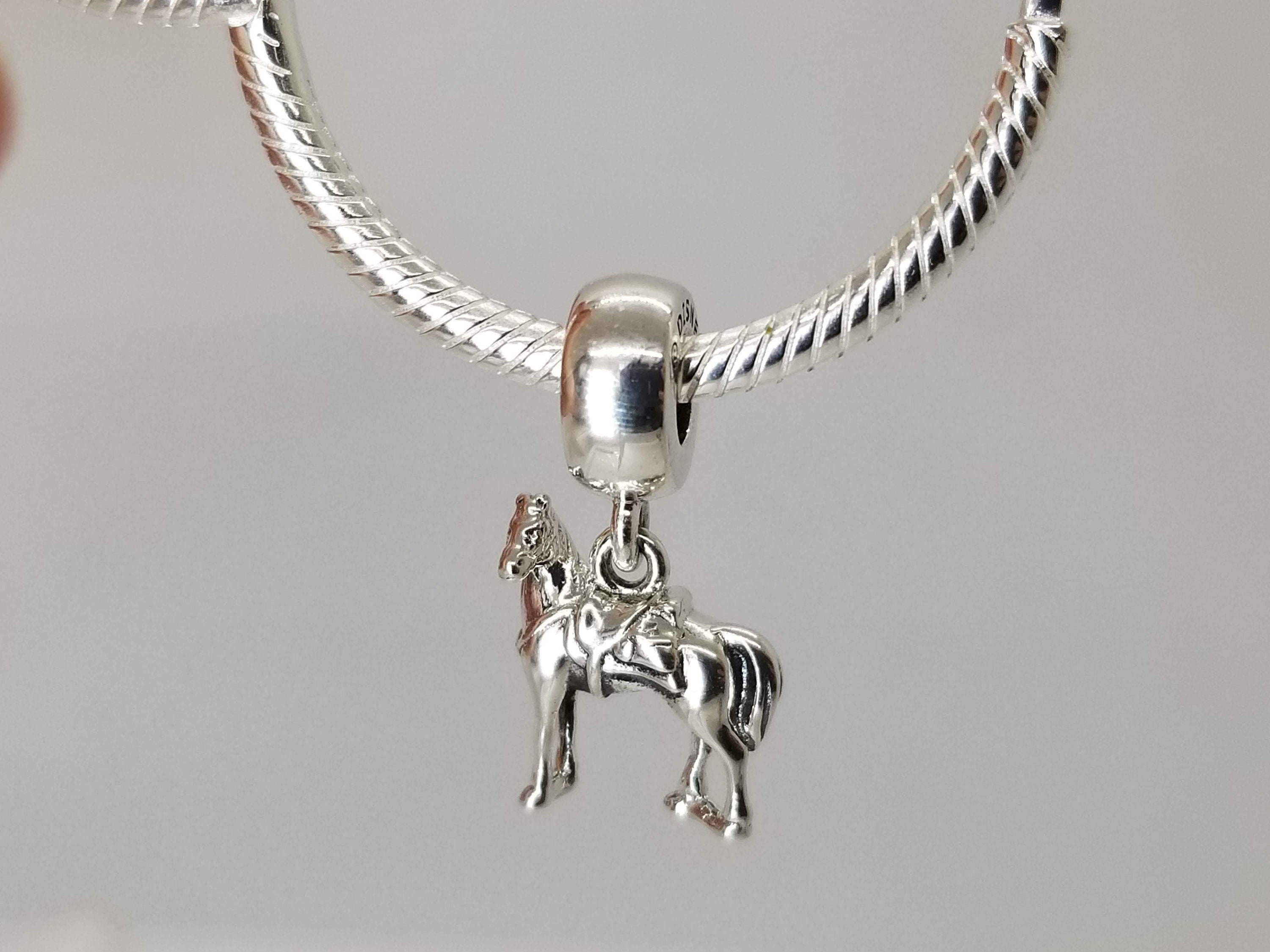 Authentic Pandora Disney Rapunzel Maximus Horse Charm Disney New S925 Sterling Silver Velvet Gift Pouch Etsy Australia