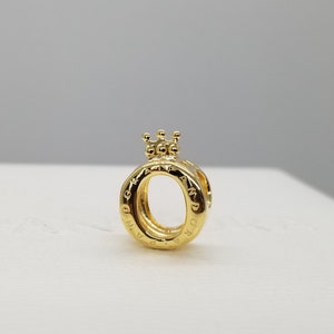 New Crown O, SHINE Shine  Charm for Pandora Moments bracelet / s925 Sterling Silver / Velvet Gift Pouch