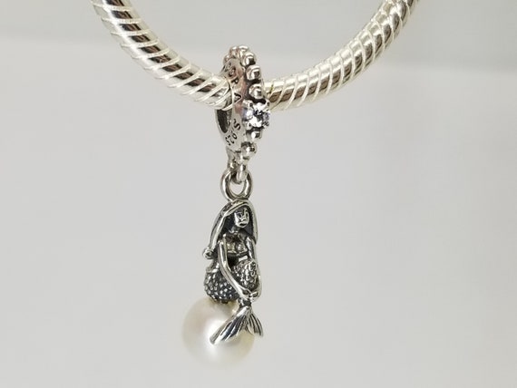 New the Little Mermaid Luminous Ariel Disney Charm for Pandora