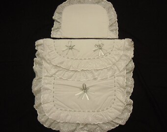 pram pillow and quilt set