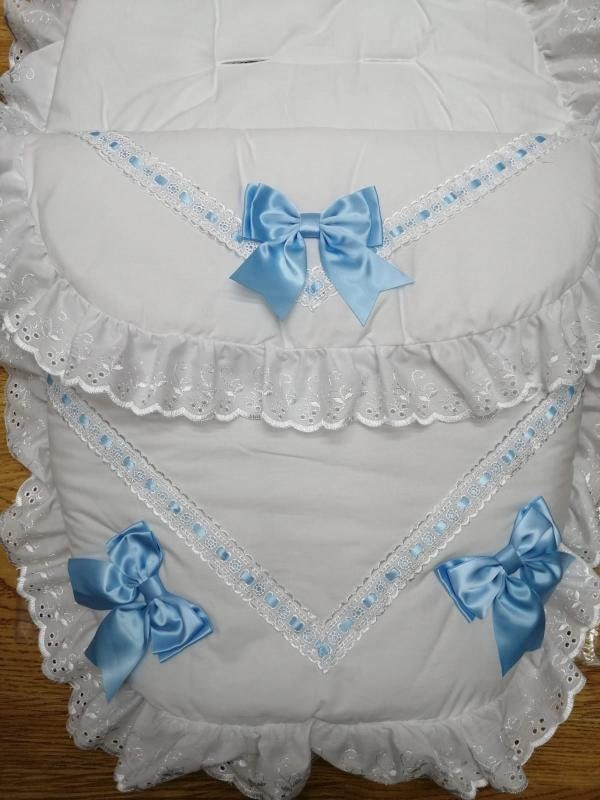 Spanish Pram Liner Baby Pram Set Covers Universal Linen Pram Liner