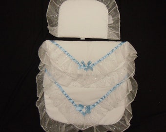 pram pillow and quilt set